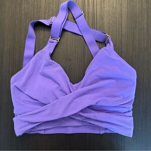 BuffBunny Candy Wrap Sports Bra - Party Purple